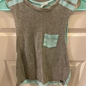 PINK by Victoria Secret Gray and blue tank top SIZE XS
